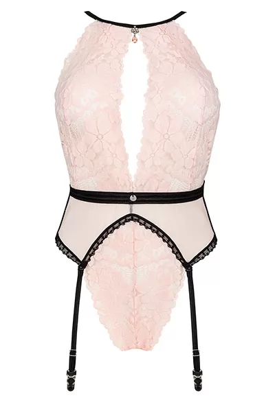 We know how much you love our sexy lace teddies. We also know that you adore our sensual garter belts! Therefore, to make it easier for you to choose lingerie for your perfect evening, we have created Lilines, teddy with a garter belt! We have combined the subtle floral lace pattern with a shade of delicate pink,   an extremely feminine cut and contrasting...