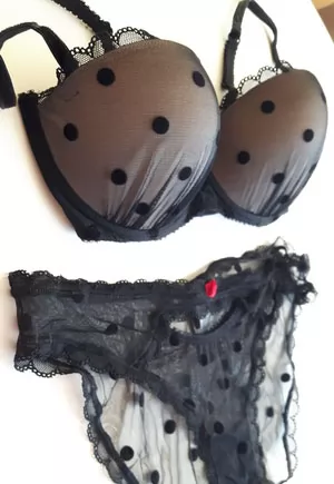 Midnight call Clandestine polka dot Bra