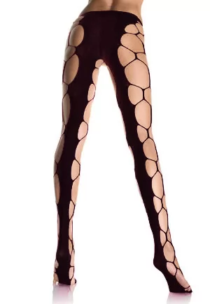 White stockings, sheer thigh highs with garter lace ruffle. 9200 Leg Avenue. 1 pair.