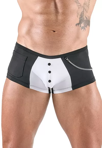 Waiter style boxer shorts for men