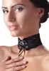 Black lace necklace with laced neck
