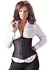 Black waist underbust corset