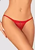 Chilisa red crotchless Thong