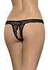 Crotchless thong Miamor Black