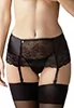 Garter Belt lace Miamor Black