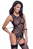 Harness Crotchless lace Bodysuit