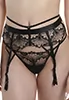 Hotel Desire black Garter Belt Clandestine