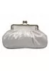 Large silver toilet bag 30cm