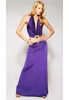 Long purple evening dress