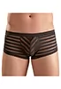 Mens brief with transparent stripes