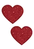 Nippies shiny red heart stickers