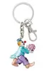 Rhinestone clown keyring