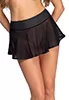 Sheer mini skirt