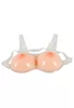 Silicone breasts with straps