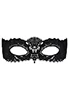 Soft black lace mask