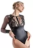 Valse black Long Sleeves Bodysuit