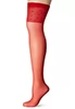 Vesper seamed Stockings Red