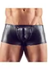 Wetlook Mens Boxer two zips