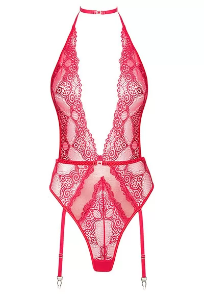 Adelaide red bodysuit