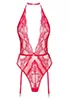 Adelaide red bodysuit