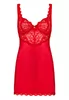 Amor Cherris red Chemise and thong