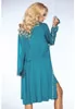 Beautiful blue lace Robe and belt