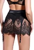 Black Swan black lace Garter Belt