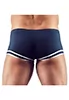 Blue microfibre mens pants sailor look