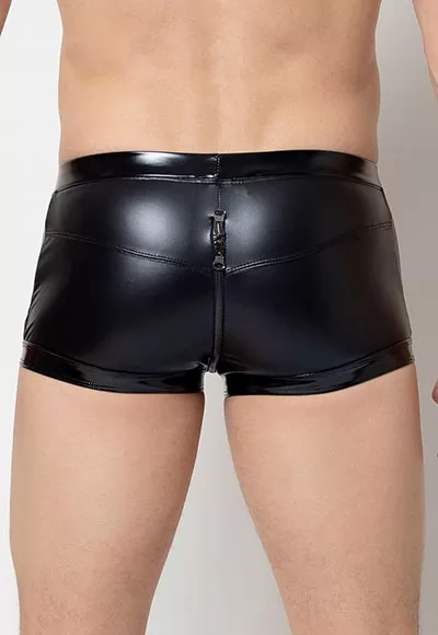 Rayan wetlook and vinyl men Boxer brief