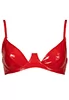 S vinyl red bra