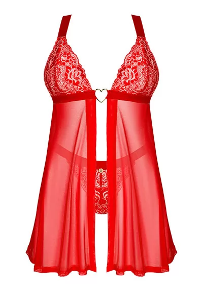 Elianes red Babydoll and Thong