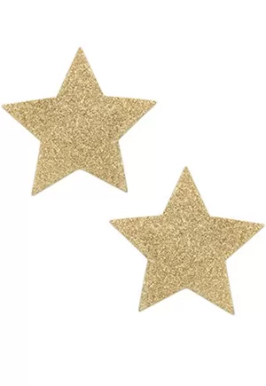 Flash Star Gold nipple covers