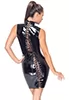 Full zip Vinyl Dress with back Lacing
