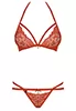 Lace Bra set 2 pcs Red 838