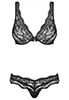 Lingerie lace set 2 pcs Luvae Black