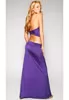 Long purple evening dress