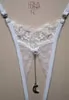 Luxury Honeymoon White crotchless thong