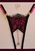 Luxury Scarlett pink crotchless thong