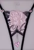 Luxury Vanina pink Mini crotchless thong