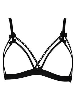 Luxury Guimauve topless Bra and Thong