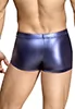 Metallic blue boxer shorts for men