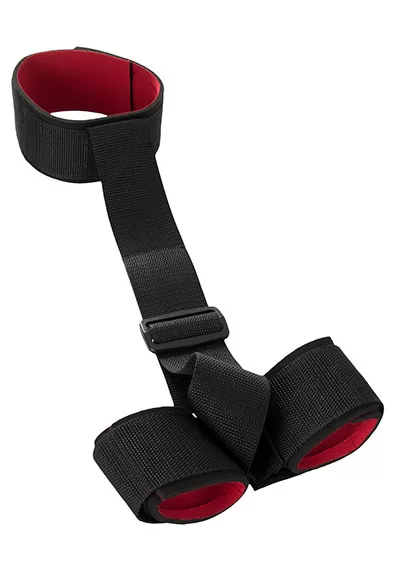 Neck and wrist bondage