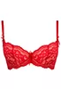 Red lace underwired Bra Amor Amor