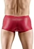 Red shiny boxer shorts for men