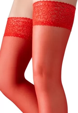 Red stay up stockings