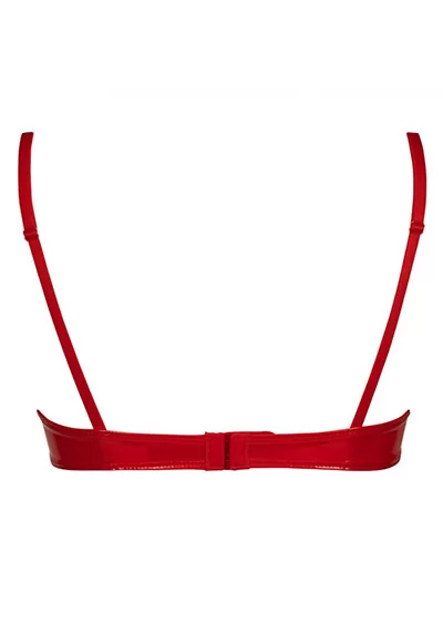 Red vinyl Bra Annabelle