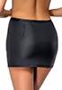 Rhinestone zip mini skirt