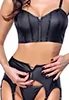 Sexy Bustier Lingerie Set rhinestone