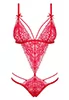 Sexy teddy lace Lovlea Red