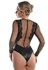 Valse black Long Sleeves Bodysuit